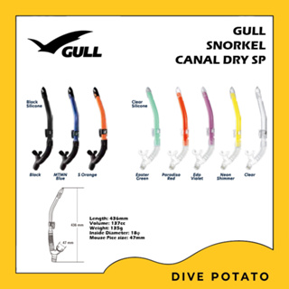 Gull Snorkel CANAL DRY SP