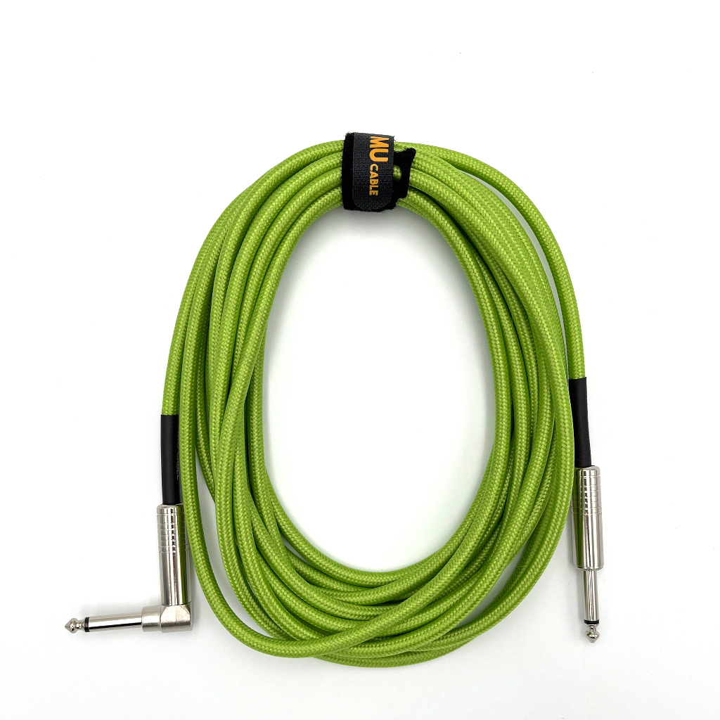 MU Cable สายแจ๊คกีต้าร์ ไฟฟ้า เบสไฟฟ้า รุ่น Milk tea | Shopee Thailand