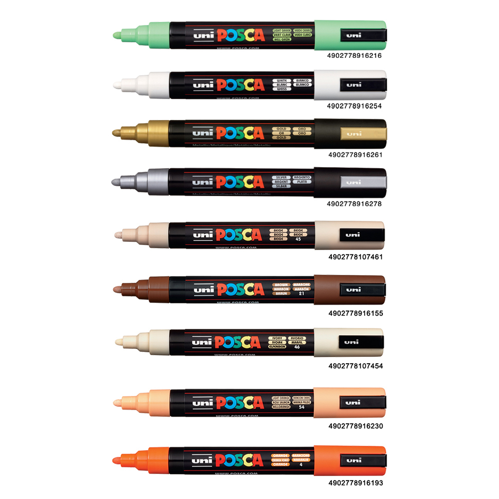 uni-posca-ปากกามาร์คเกอร์-posca-pc-3m-pc-5m-จำนวน-1-ด้าม