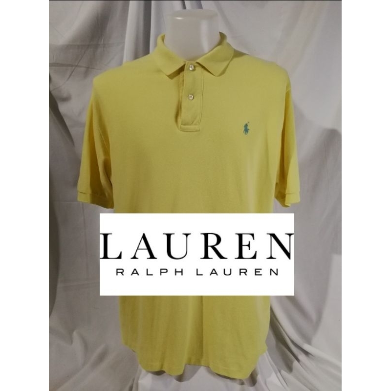 ralph-lauren-brand-2nd-hand-เสื้อโปโลแขนสั้น-วัสดุผ้าฝ้าย-size-xl-แท้มือสองกระสอบนำเข้าจากญีปุ่น-japan