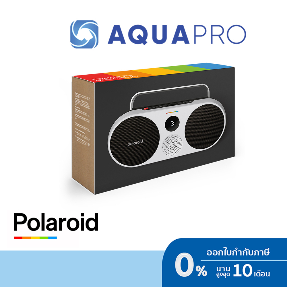 polaroid-player-p3-speaker-bluetooth-black-สีดำ-กันน้ำ-ประกันศูนย์ไทย