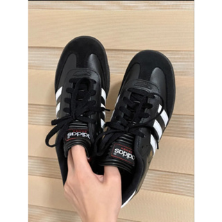 adidas originals Samba OG Black and white Sports shoes ของแท้ 100 % style Running shoes