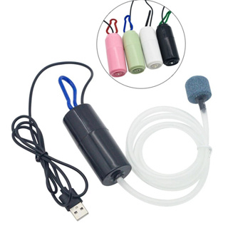 ชุดเครื่องปั๊มออกซิเจน USB ขนาดเล็ก แบบพกพา ประหยัดพลังงาน สําหรับตู้ปลา ปั้มอากาศ ปั้มอ๊อกซิเจน
