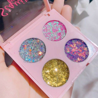 CDE sequin eyeshadow cream เจลกากเพชรทาตา กลิตเตอร์วิ้งดาว 4 สี CD050