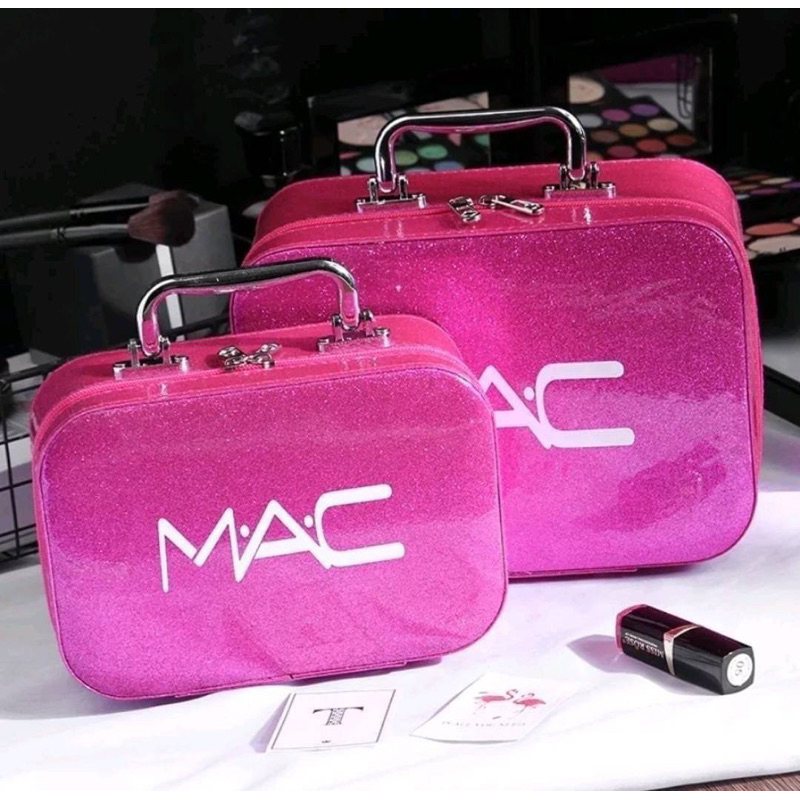 พร้อมส่งจากไทย-กระเป๋าเครื่องสำอาง-mac-แบบกลิตเตอร์-วิบวับ-สวย-หรู-ดูดี
