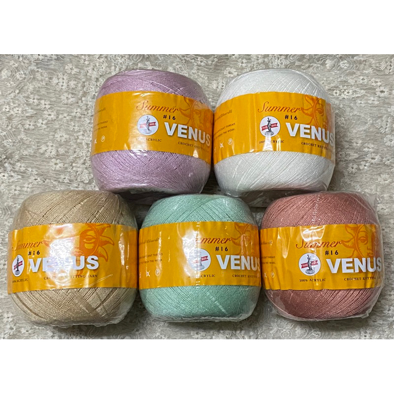 ด้ายซัมเมอร์วีนัส-venus-summer-16-น้ำหนัก-100-กรัม-100-acrylic