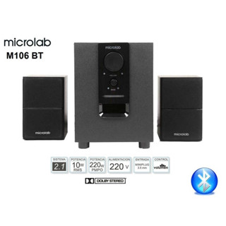 ลำโพง บลูทูธ Microlab M-106BT ลำโพงบลูทูธคุณภาพ Bluetooth 4.0