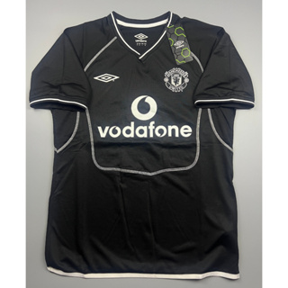 SALE !!! เสื้อบอล ย้อนยุค 2001 โกล สีดำ แมนยู เหย้า Retro Man U Goalkeeper Cecat