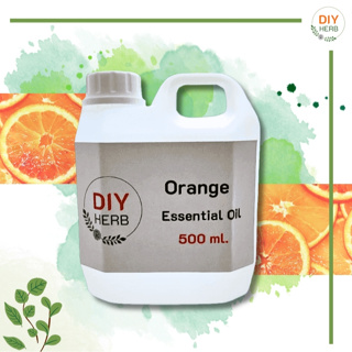 หัวน้ำหอมแท้ กลิ่นส้ม Orange Essential Oil 500 ml.เกรดพรีเมียม สำหรับทำเครื่องหอม เครื่องสำอางค์ Lotion , cream , soap