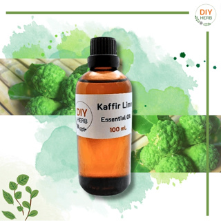หัวน้ำหอมแท้ กลิ่นมะกรูด Kaffir Lime Essential Oil 100 ml.เกรดพรีเมียม ทำเครื่องหอม เครื่องสำอางค์ Lotion , cream , soap