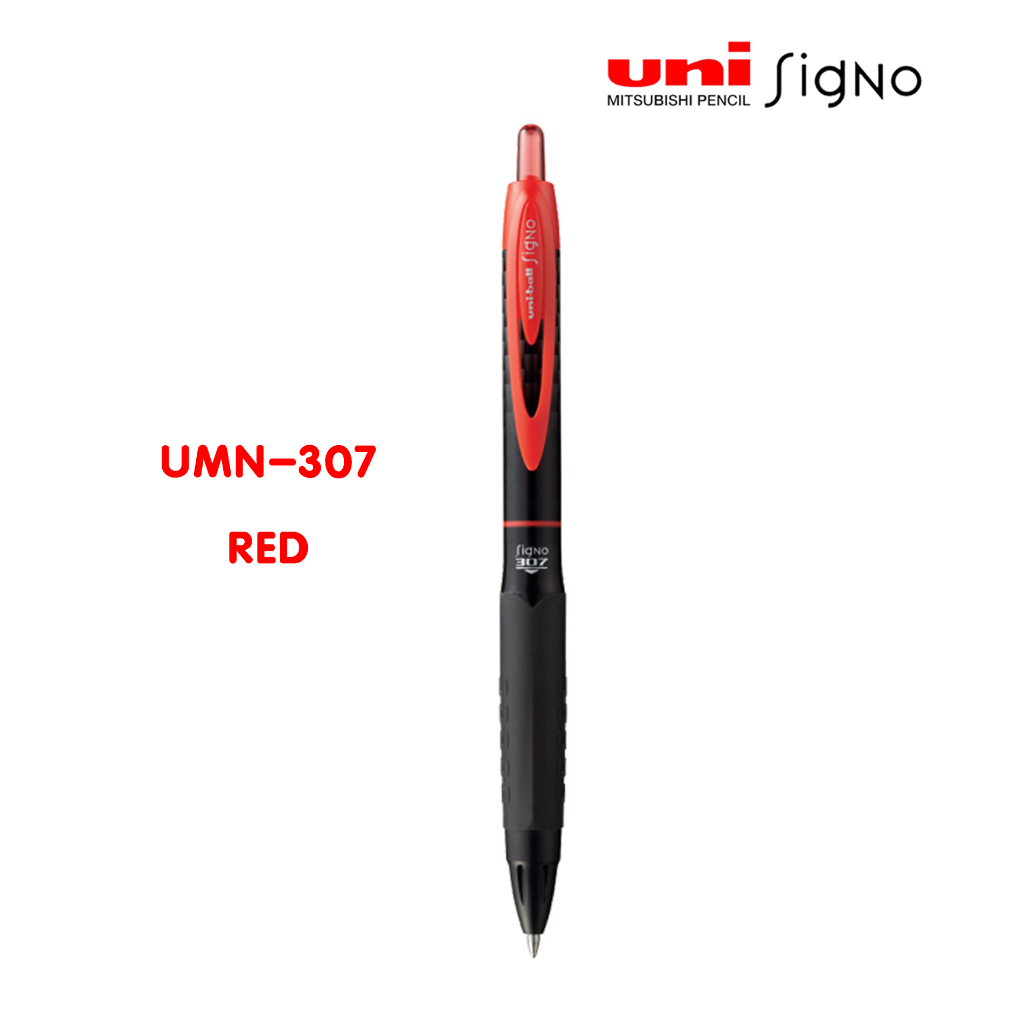 ปากกาเจล UNI-Ball SIGNO 307 Gel Ink Roller Ball ขนาดหัวปาก 0.7mm น้ำ ...