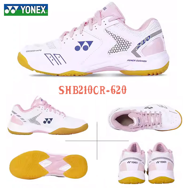 ของแท้-รองเท้าแบดมินตันสตรีโยเน็กซ์-power-cushion-shb210cr-สีขาว-ชมพู-shb210cr-620