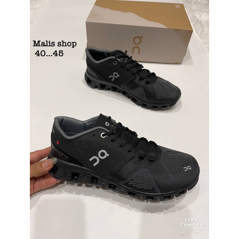 On Cloud X (size40-45) Triple Black | Shopee Thailand