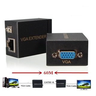 VGA TO LAN 60m VGA Extender 60 เมตร CAT5e และ CAT6
