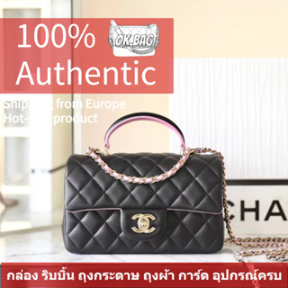 👜ชาแนล CHANEL 23P CF MINI handbag สุภาพสตรี กระเป๋าสะพายไหล่