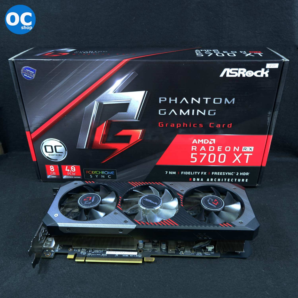 グラフィックボード・グラボ・ビデオカード ASRock Radeon RX5700XT Challenger 8GB OC ASRock > AMD Radeon™ RX 5700 XT Challenger D 8G OC