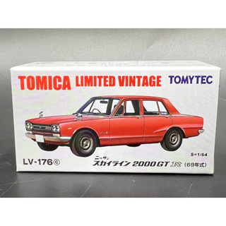 Tomica Limited Vintage NEO LV-176c Nissan Skyline 2000GT-R (Red) 69