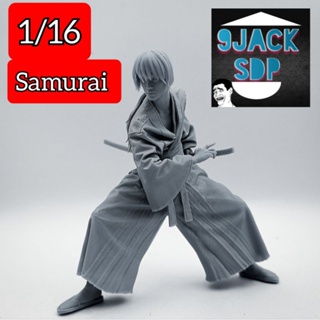 1/16 Samusai ซามูไร นักรบ ญี่ปุ่น นักดาบ คาตานะ ฟิกเกอร์เรซิ่น