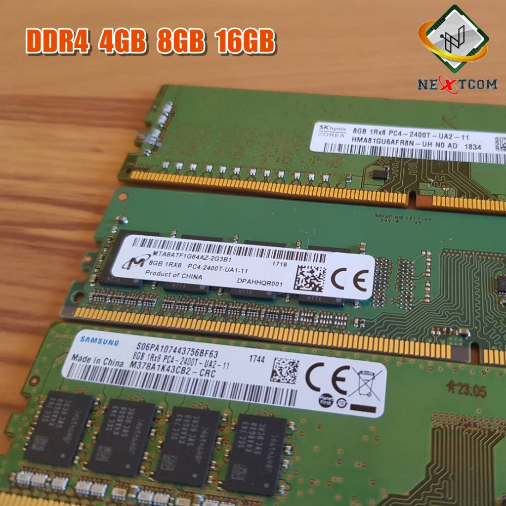 แรม-ddr4-samsung-micron-kingston-4gb-8gb-16gb-ของแท้-มีประกัน-จัดส่งไว