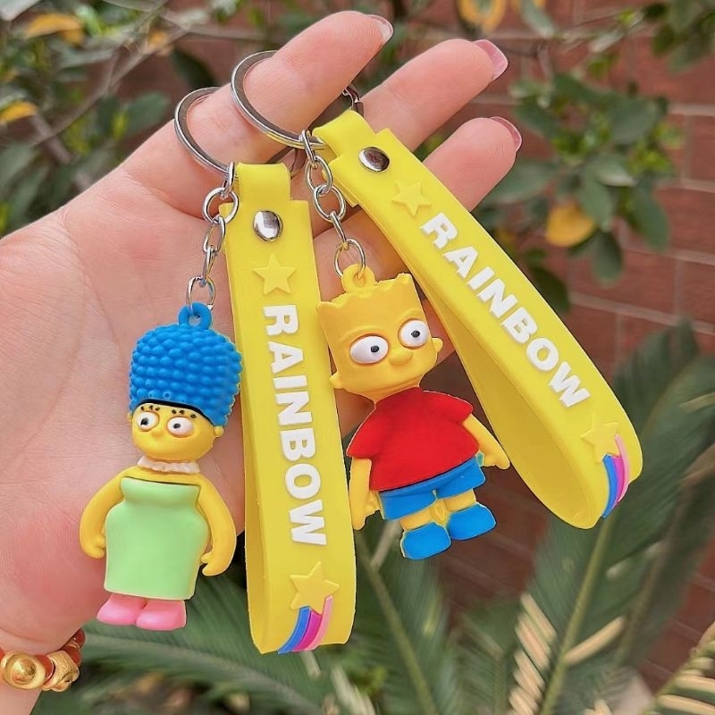 พร้อมส่ง-พวงกุญแจspongebob-ครอบครัว-สพันจ์บ็อบ-พวงกุญแจห้อยกระเป๋า-caseiallphone