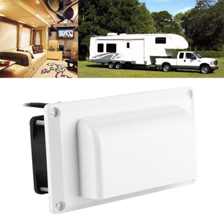 Aries306 พัดลมระบายอากาศระบายอากาศด้านข้าง 12V 25W สำหรับ RV Caravan Motorhome Trailer เรือ Marine Yacht