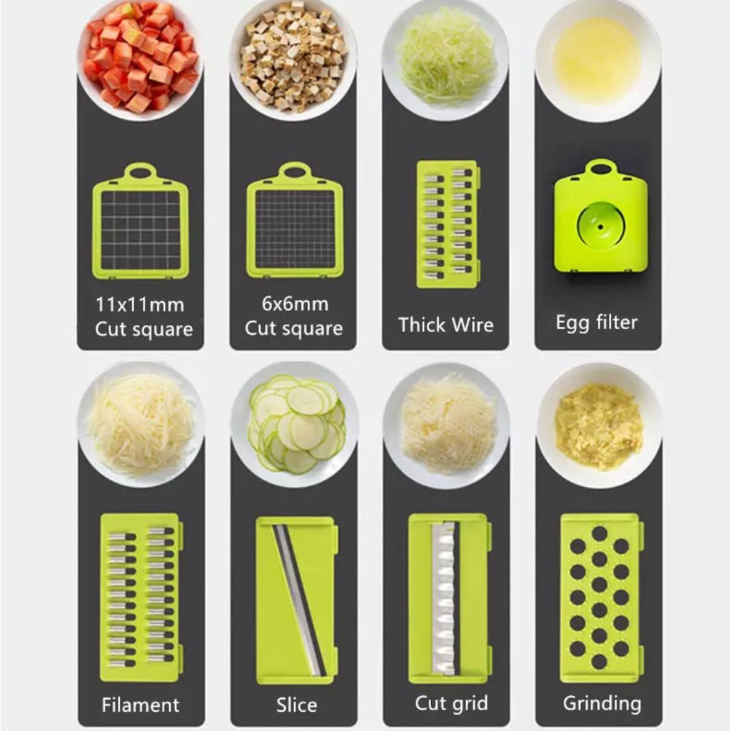 เครื่องสไลด์ผัก-8in1-มัลติฟังค์ชั่น-vegetable-slicer-ที่หั่นผักสวยๆ-cutter-เครื่องซอยหอม