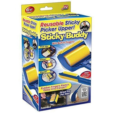 ลูกกลิ้งทำความสะอาดอเนกประสงค์-sticky-buddy-ซิลิโคลนที่มีความเหนียว-สามารถนำไปล้างแล้วนำกลับมาใช้งานใหม่ได้