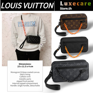 หลุยส์วิตตอง👜Louis Vuitton POCHETTE VOLGA Men/Clutch Bag ผู้ชาย/คลัตช์
