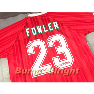 Retro : เสื้อฟุตบอลย้อนยุค Vintage ลิเวอร์พูลl Home 1993 + 23 FOWLER, เสื้อเปล่า !!