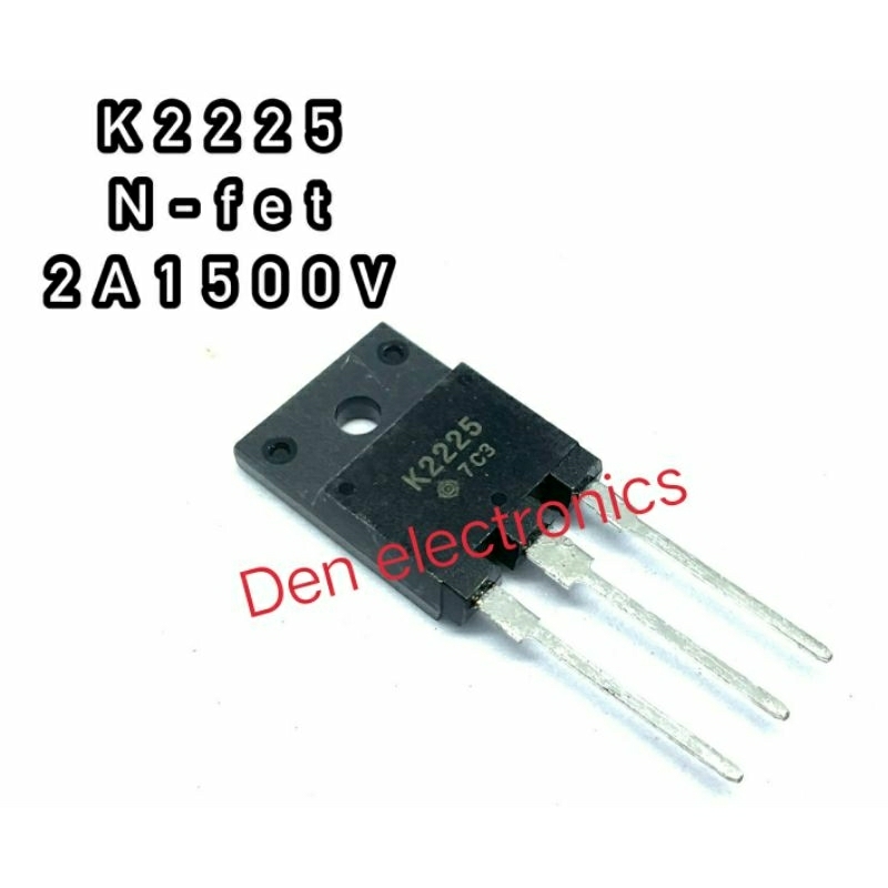 k2225-2a1500v-to247-mosfet-n-fet-มอสเฟต-ทรานซิสเตอร์-สินค้าพร้อมส่ง