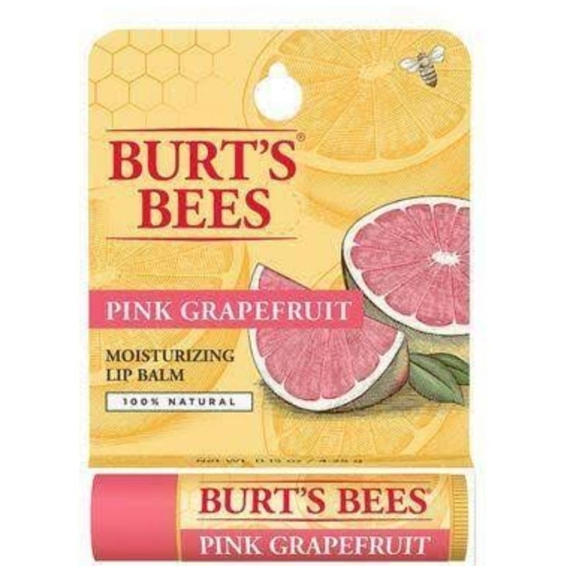 burt-s-bees-pink-grapefruit-มอยส์เจอร์ไรซิ่ง-4-25กรัม-จาก-usa