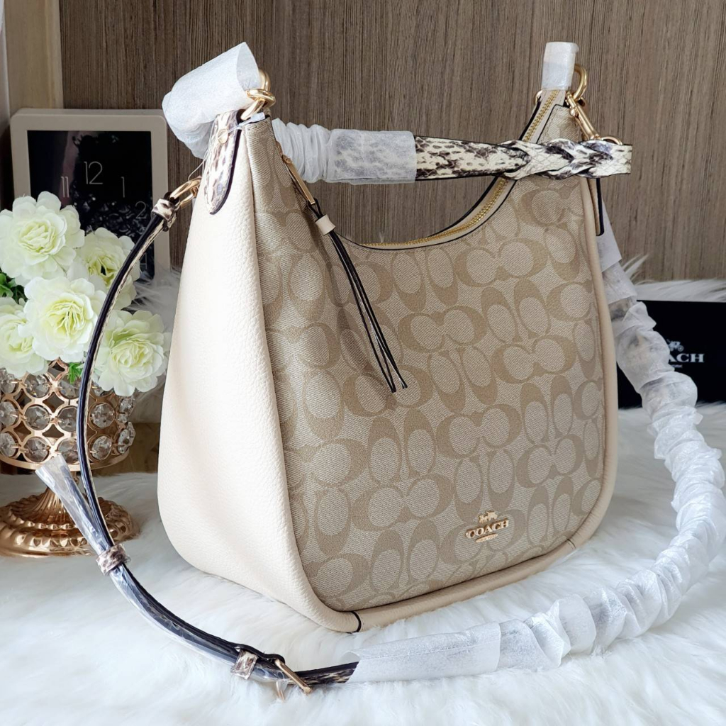 แท้-พร้อมส่ง-coach-c9191-jules-hobo-in-signature-canvas