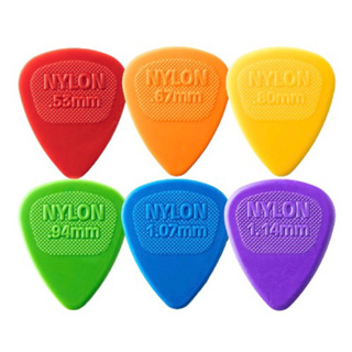 ปิ๊ก Jim Dunlop รุ่น443เนื้อNylon Midi Guitar Pick