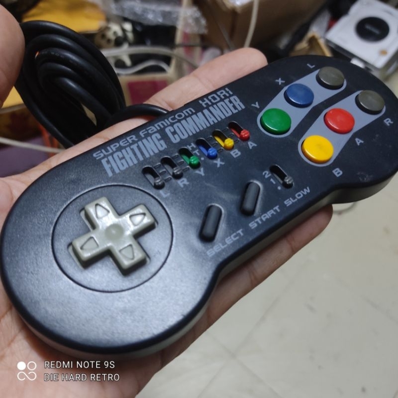 จอย-fighting-commander-super-famicom-ของ-hori-สภาพดี-ใช้งานได้ปกติ-ปรับเทอร์โบ-ได้-ไว้เล่นเกมส์ต่อสู้