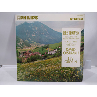 1LP Vinyl Records แผ่นเสียงไวนิล BEETHOVEN SONATAS FOR PIANO AND VIOLIN "KREUTZER" "SPRING"   (J22D74)