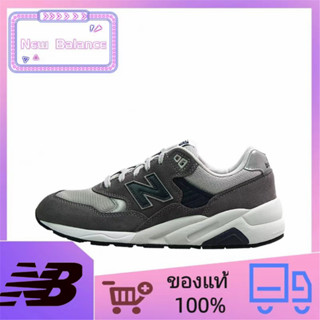 ของแท้ 100% New Balance NB 580 all-match ดูดซับแรงกระแทกทนต่อการสึกหรอรองเท้าวิ่งต่ำ unisex สีเทา