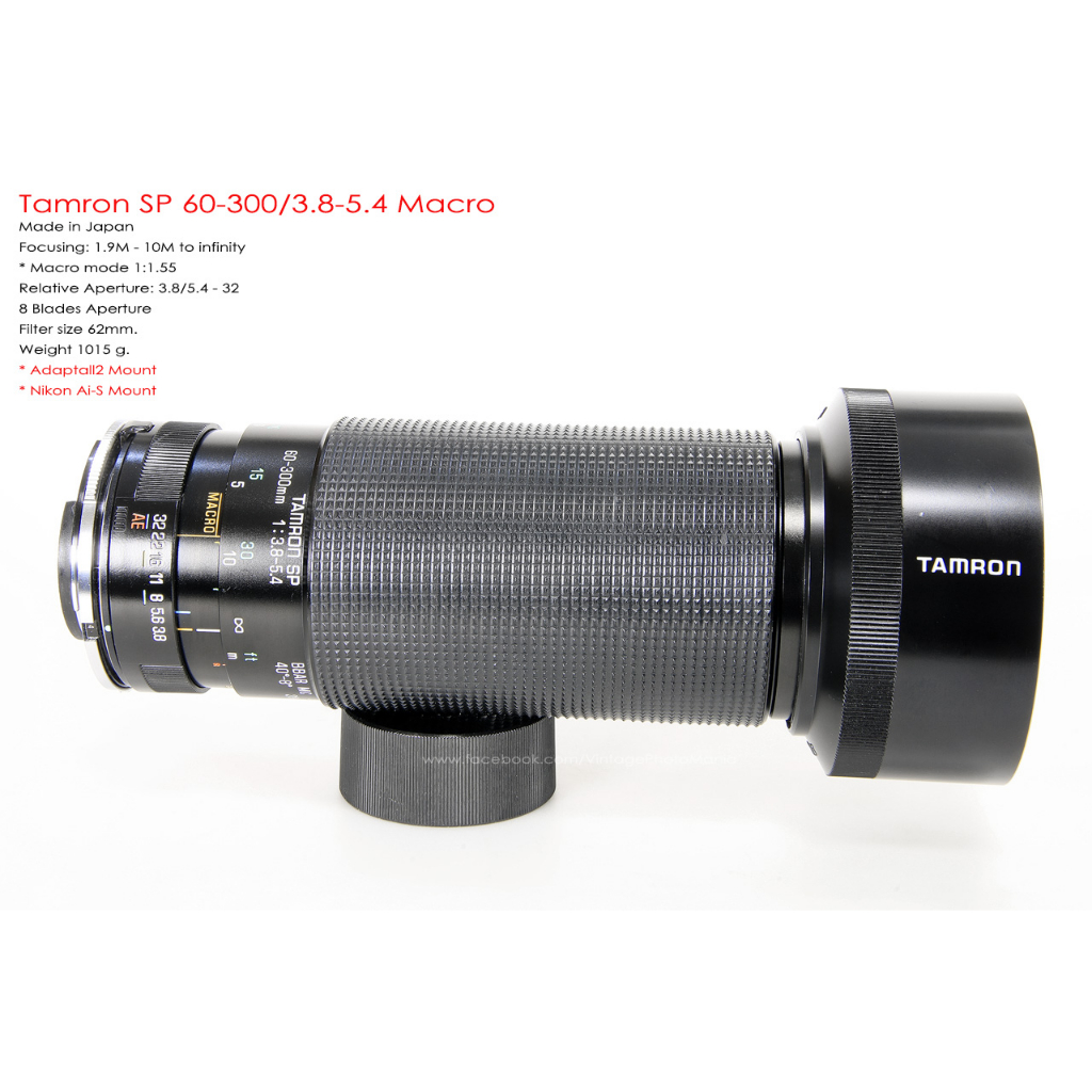 Tamron SP 60-300/3.8-5.4 Macro *Nikon Ai Mount | Shopee Thailand