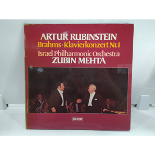 1LP Vinyl Records แผ่นเสียงไวนิล  ARTUR RUBINSTEIN Brahms Klavierkonzert Nr.1   (J22D234)