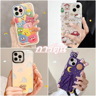 😍👉🏼TOP👈🏼😍เคสไอโฟน11 เคสกันกระแทก Case iPhone 14 13 12 Pro Max การ์ตูน เซเลอร์มูน เลเซอร์ hello kitty เคส for iPhone 13