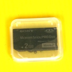เมมโมรี่ Sony Memory stick pro duo Mark2 2 GB รุ่น MS-MT4G ของแท้ 100% 2 GB Capacity
