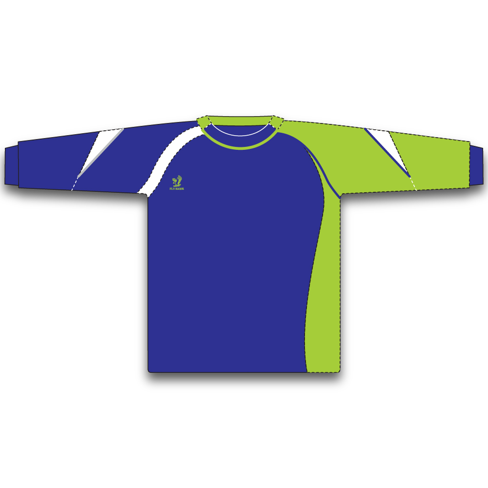 เสื้อฟุตบอลคอกลมแขนยาว-เสื้อฟุตบอลฟลายฮ็อค-fly-hawk-รุ่น-a913-ของแท้-100