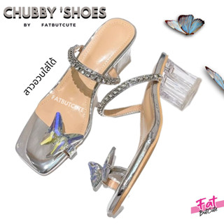 Butterfly chubby shoeรองเท้าส้นเตี้ยหนีบด้วยผีเสื้อ รุ่นนี้ส้นใน ส้นไม่สูงมากใส่นานได้ไม่เมื่อยเลยค่ะ รหัสbutterflyshoes