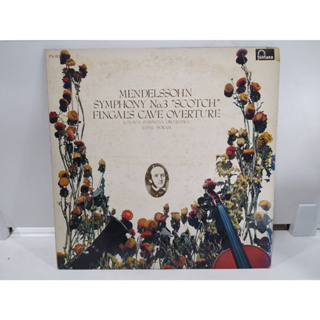 1LP Vinyl Records แผ่นเสียงไวนิล  MENDELSSOHN SYMPHONY No.3 "SCOTCH"   (E2D97)