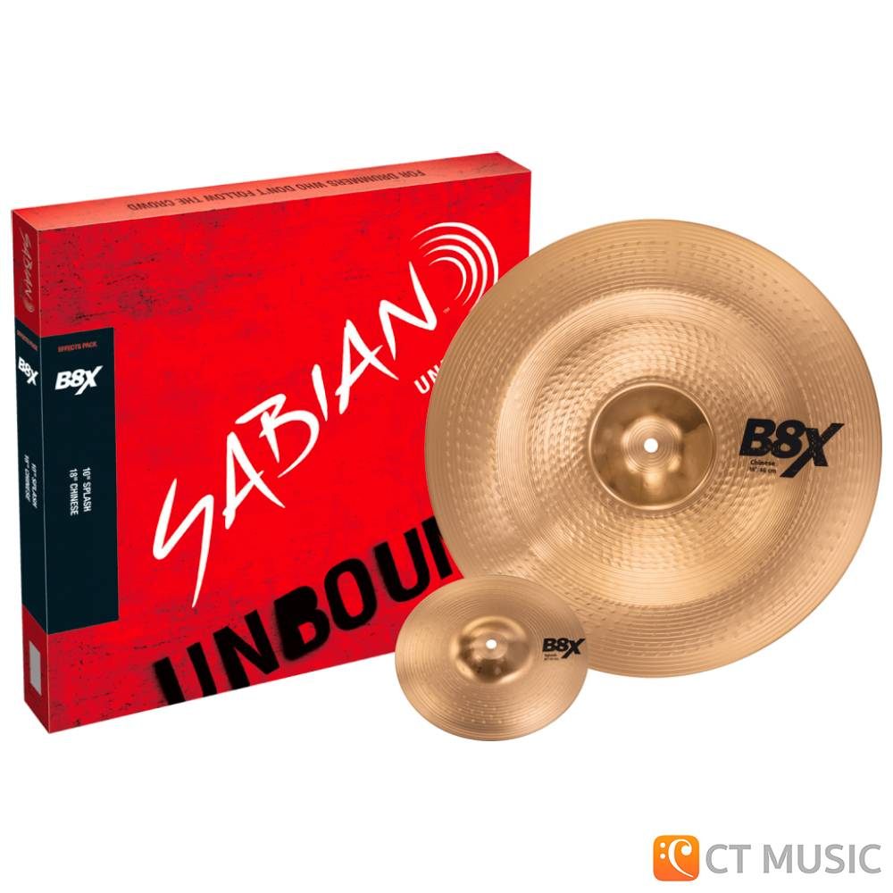 sabian-b8x-effect-pack-ฉาบชุด-cymbal-set