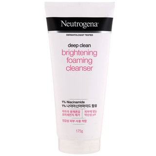 Neutrogena นูโทรจีนา โฟมล้างหน้า ดีพคลีน ไบรท์เทนนิ่ง 175 กรัม