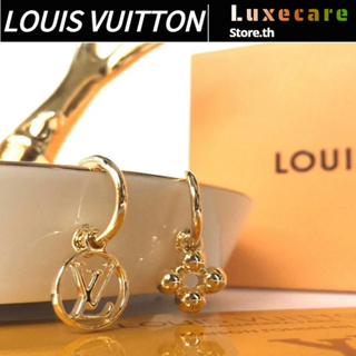 ถูกที่สุด ของแท้ 100%/หลุยส์ วิตตองLouis Vuitton BLOOMING EARRINGS แฟชั่น/หรูหรา/หรูหรา/Louis Vuitton ต่างหู/ผู้หญิง