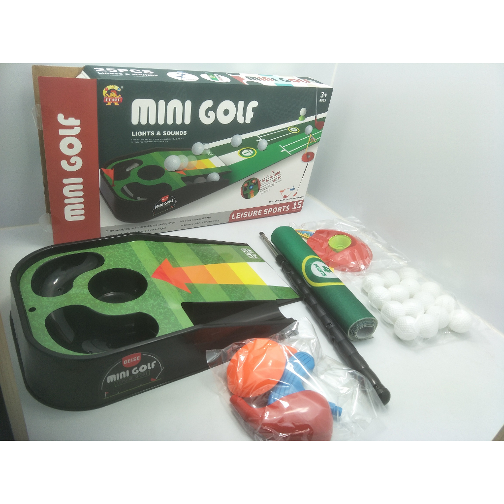 mini-golf-ของเล่นกอล์ฟ-เกมพลัทกอล์ฟ-มีไฟมีเสียง