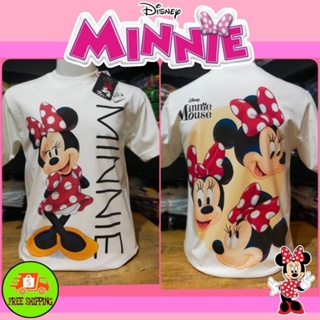 เสื้อ ลาย Minnie mouse สีขาว (MKX-011)