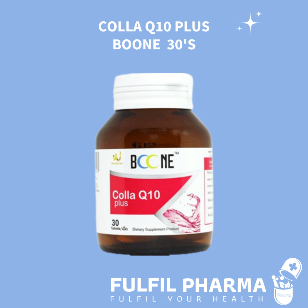 COLLA Q10 PLUS BOONE 30'S คลอลาเจน+คิวเท็น บำรุงผิว | Shopee Thailand
