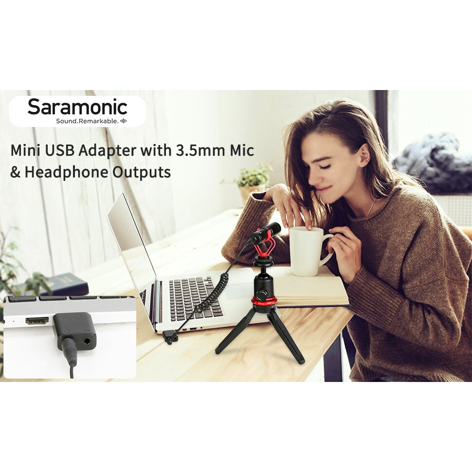 saramonic-รุ่น-sr-ea2-สายอะแดปเตอร์แปลง-usb-sound-adapter-usb-ไป-3-5-มม-trs